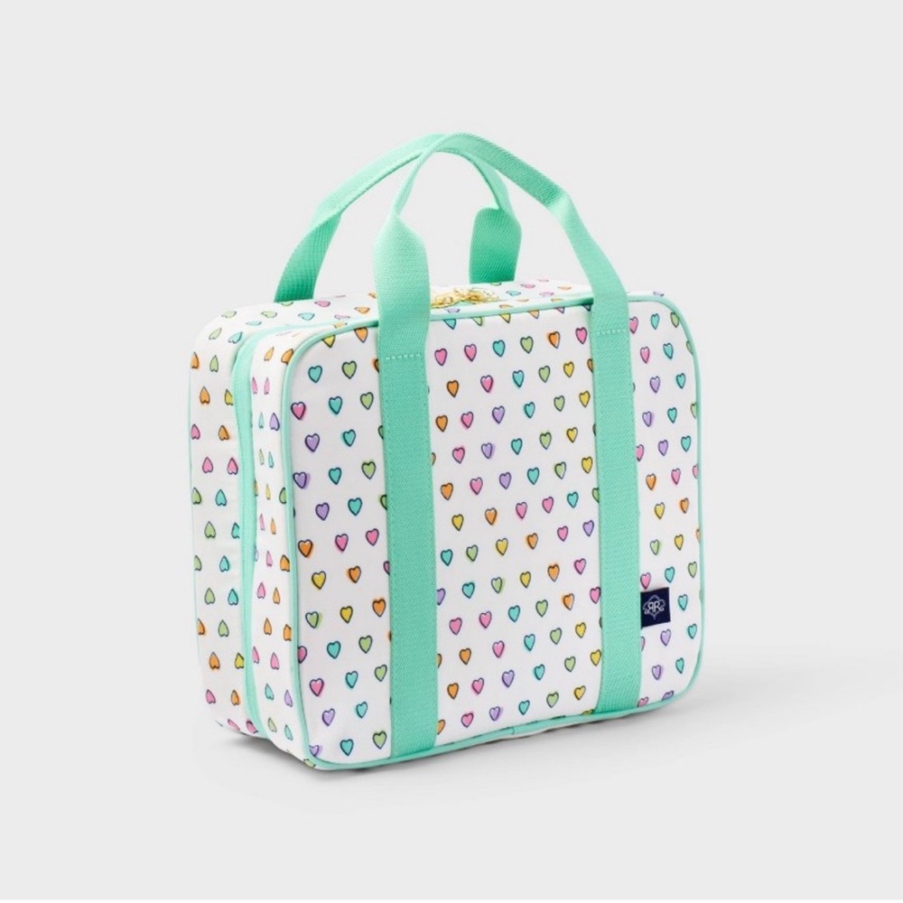 Roller Rabbit 🐰 x Target 🎯 Colorful Heart Pattern Hanging Toiletry Case NIP